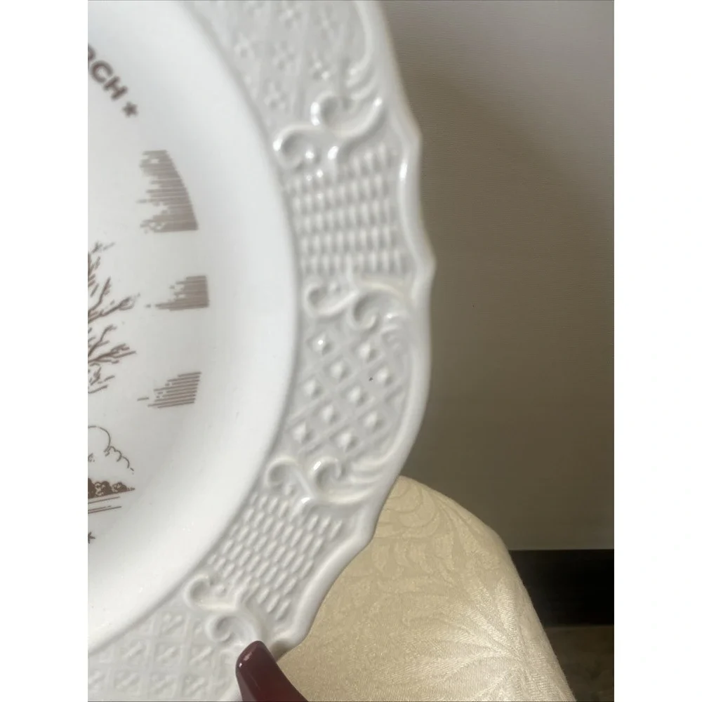 St. John's Evangelical‎ Lutheran CHURCH Display Plate Lindenhurst L.I. New York